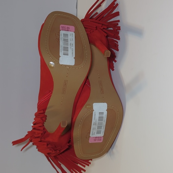 Vince Camuto Amenala Peep Toe Side Zip Bootie Size 8.5 - Picture 11 of 12